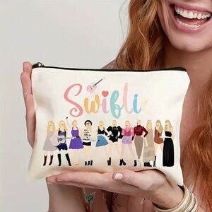 Swiftie Inspired Makeup Pencil Bag Pouch